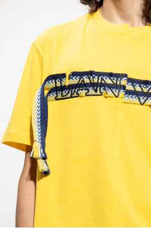 shirt with logo Lanvin - Yellow T - SchaferandweinerShops GQ